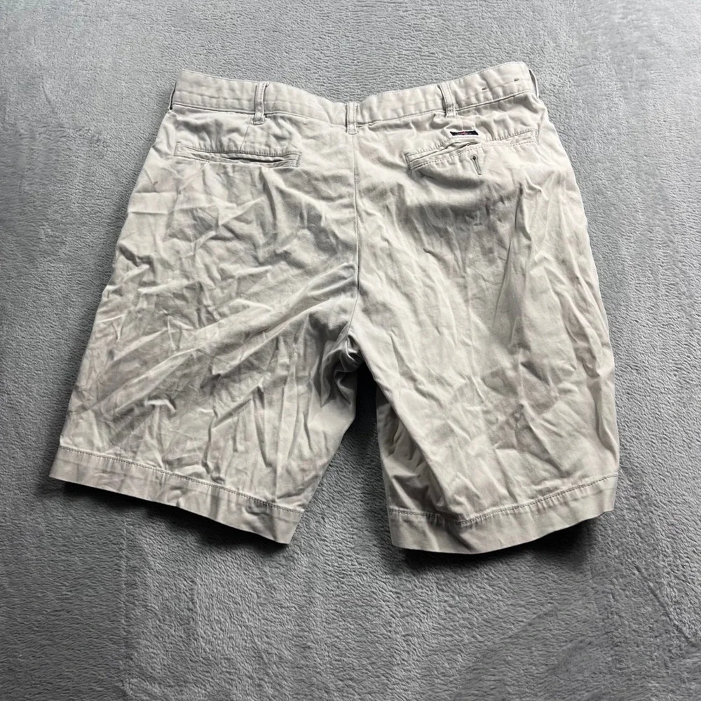 Faherty All Day Shorts Mens 31 Light Khaki Tan Flat Front Casual Chino 8in‎